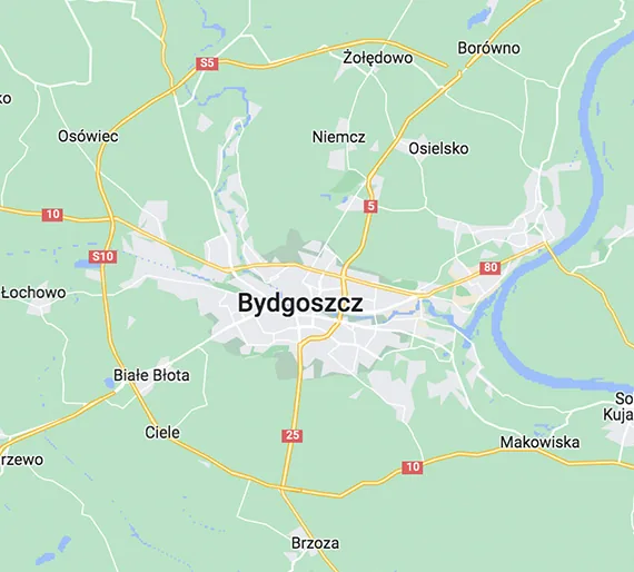 Mapa Bydgoszcz